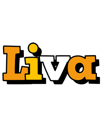 Liva cartoon logo