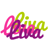 Liva flowers logo