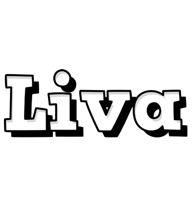 Liva snowing logo