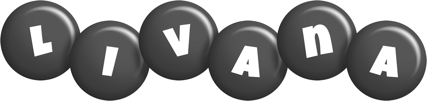 Livana candy-black logo