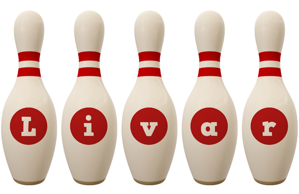 Livar bowling-pin logo