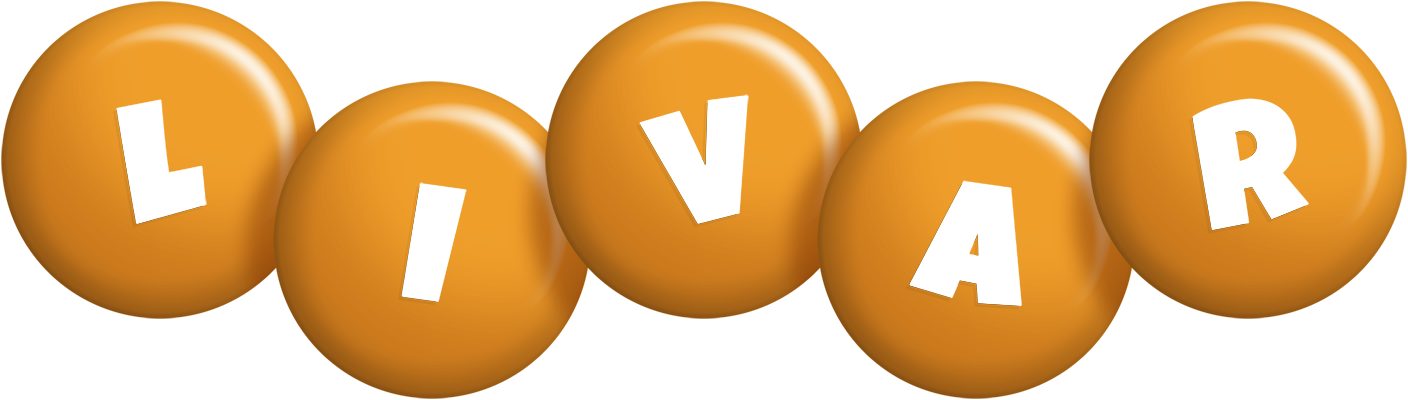 Livar candy-orange logo
