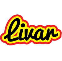 Livar flaming logo