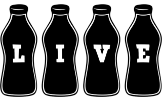 Live bottle logo