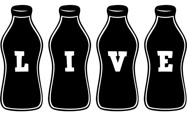 Live bottle logo