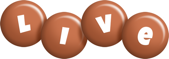 Live candy-brown logo