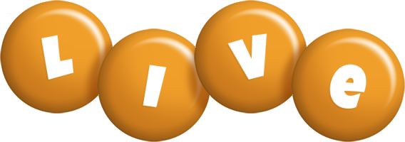 Live candy-orange logo