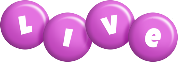 Live candy-purple logo