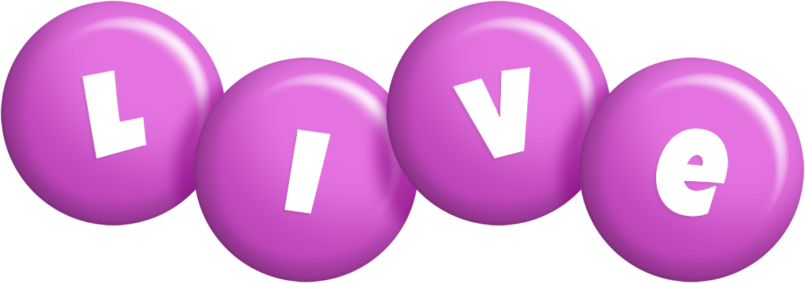 Live candy-purple logo