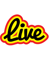 Live flaming logo