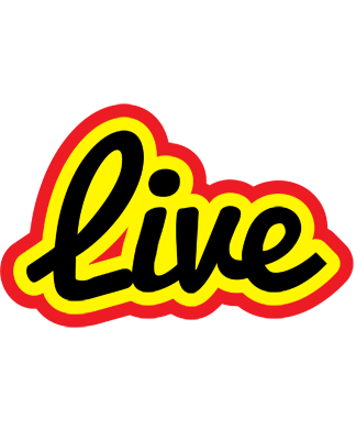 Live flaming logo