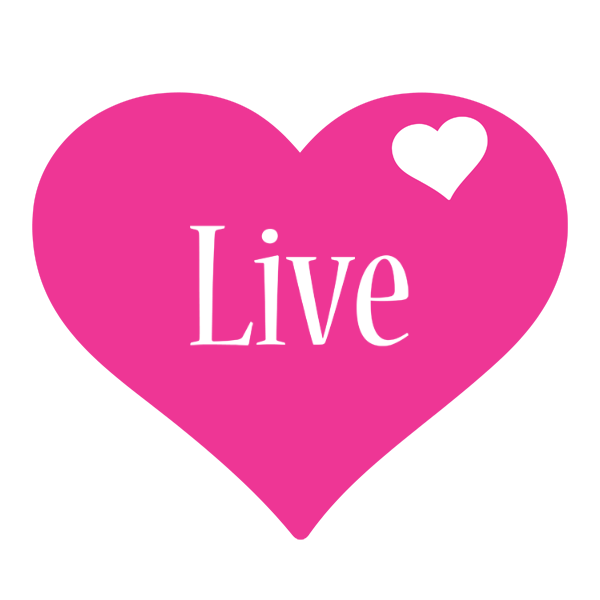 Live love-heart logo