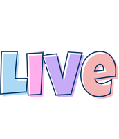 Live pastel logo