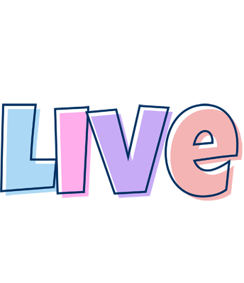 Live pastel logo