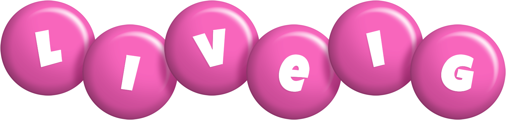 Liveig candy-pink logo