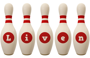 Liven bowling-pin logo