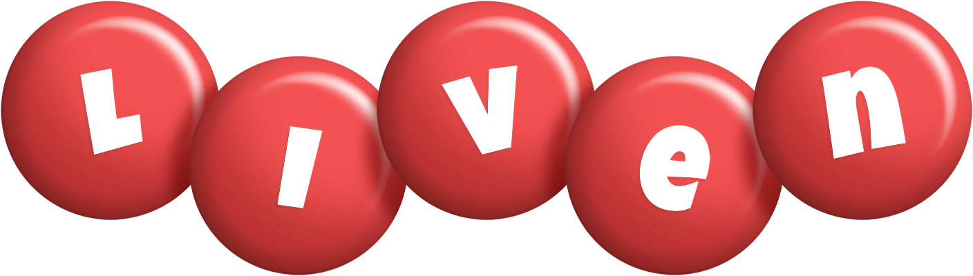 Liven candy-red logo