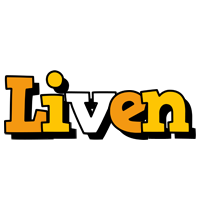 Liven cartoon logo