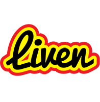 Liven flaming logo