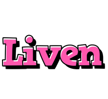 Liven girlish logo