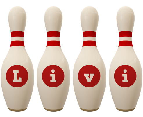 Livi bowling-pin logo