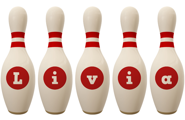 Livia bowling-pin logo