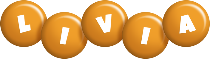 Livia candy-orange logo