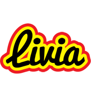 Livia flaming logo