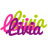 Livia flowers logo