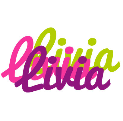 Livia flowers logo