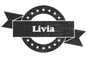 Livia grunge logo