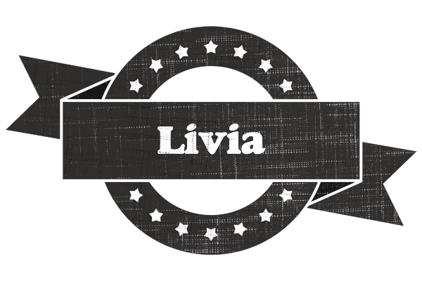 Livia grunge logo