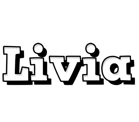Livia snowing logo