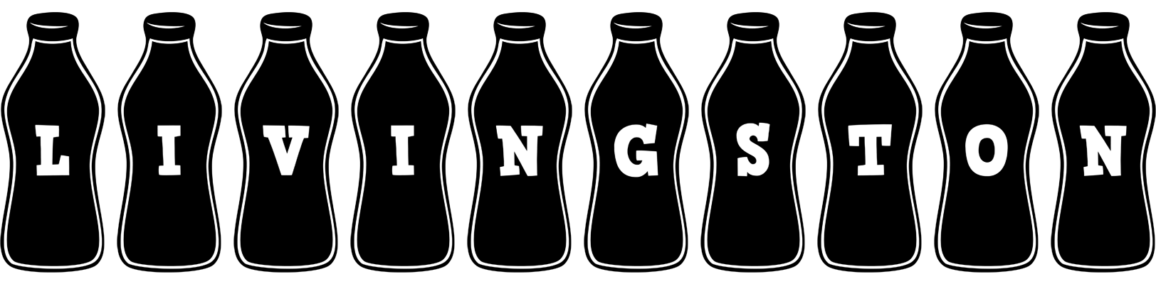 Livingston bottle logo