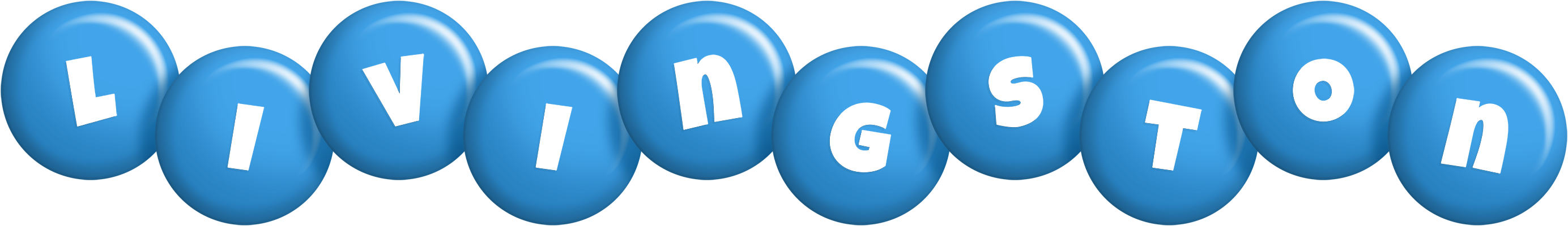 Livingston candy-blue logo