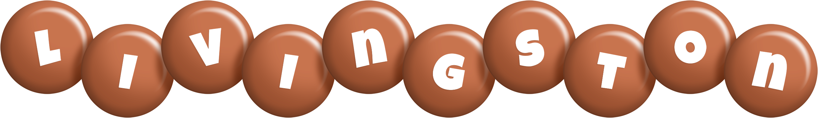 Livingston candy-brown logo