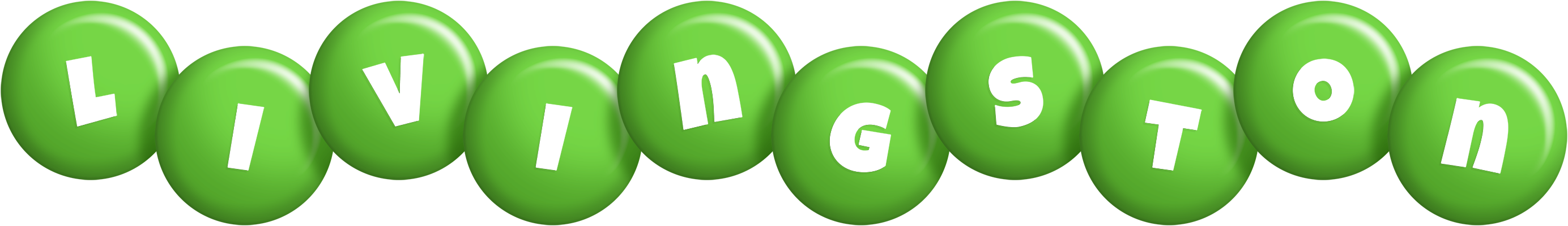 Livingston candy-green logo