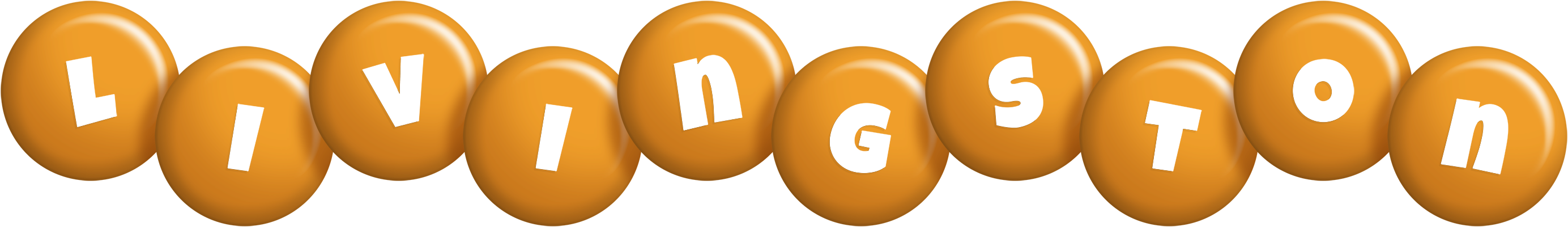 Livingston candy-orange logo