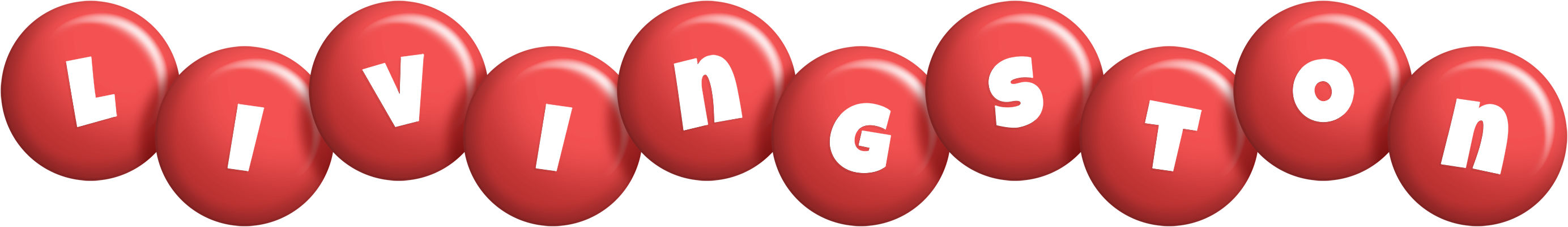 Livingston candy-red logo