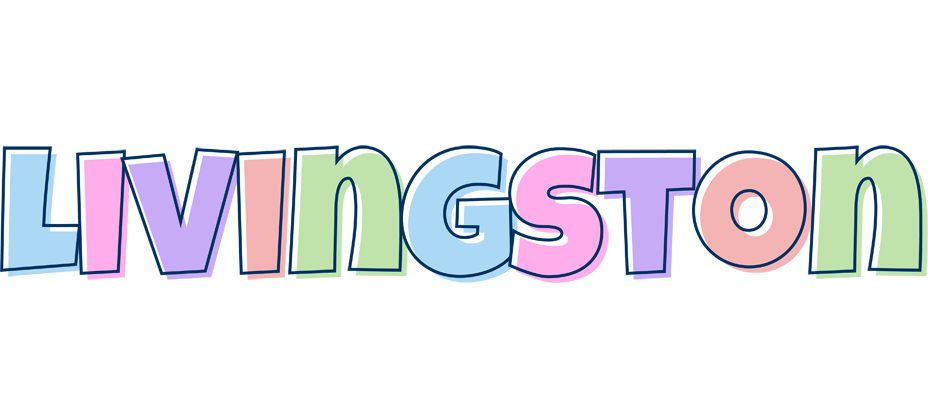 Livingston pastel logo