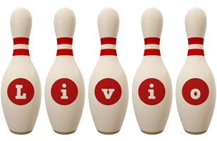 Livio bowling-pin logo