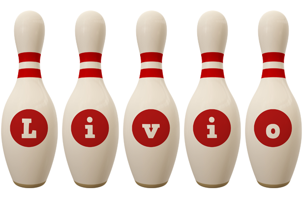Livio bowling-pin logo