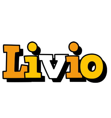 Livio cartoon logo