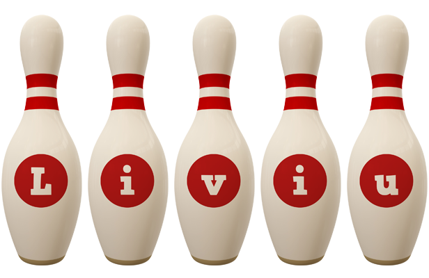 Liviu bowling-pin logo