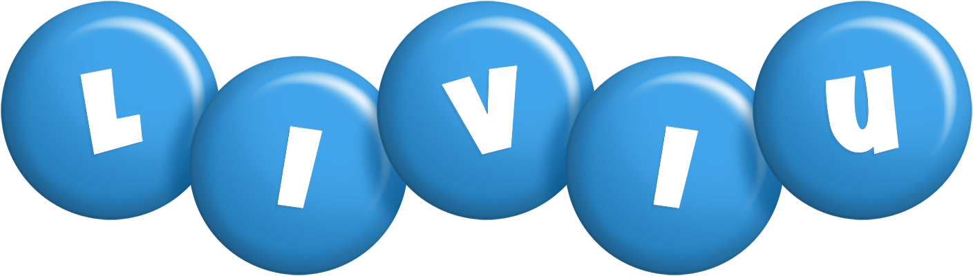 Liviu candy-blue logo