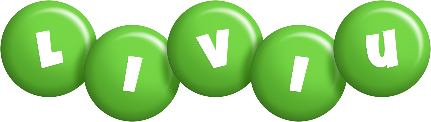 Liviu candy-green logo