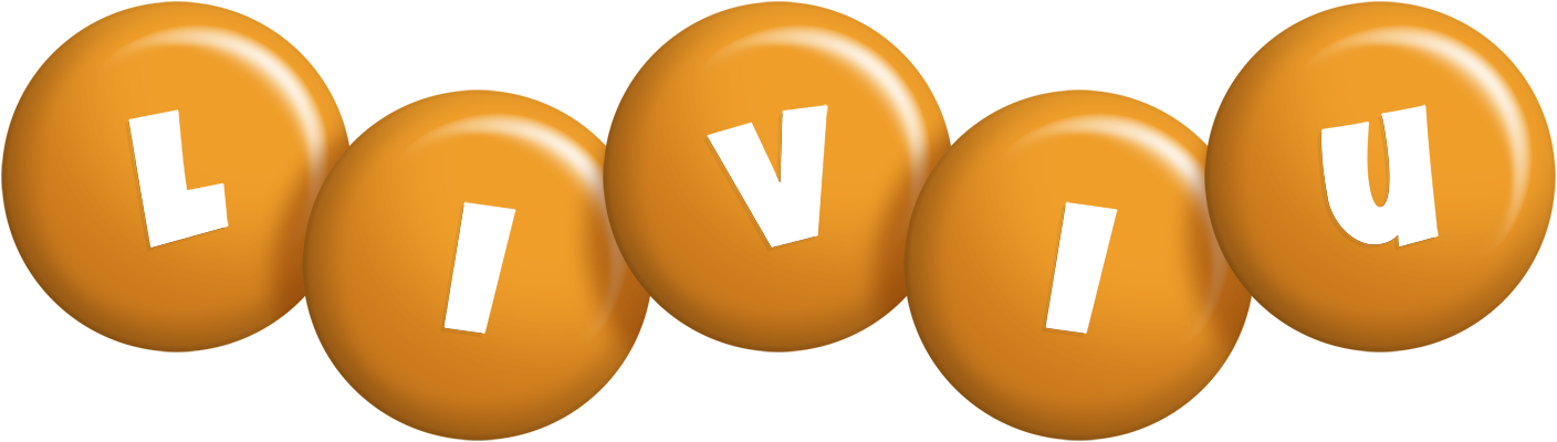 Liviu candy-orange logo