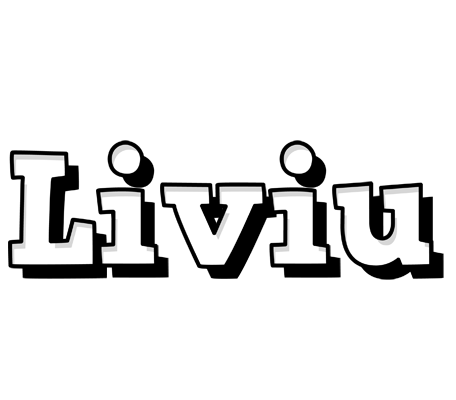 Liviu snowing logo