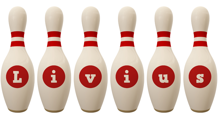 Livius bowling-pin logo