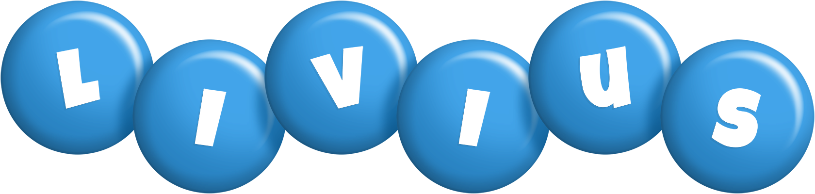 Livius candy-blue logo